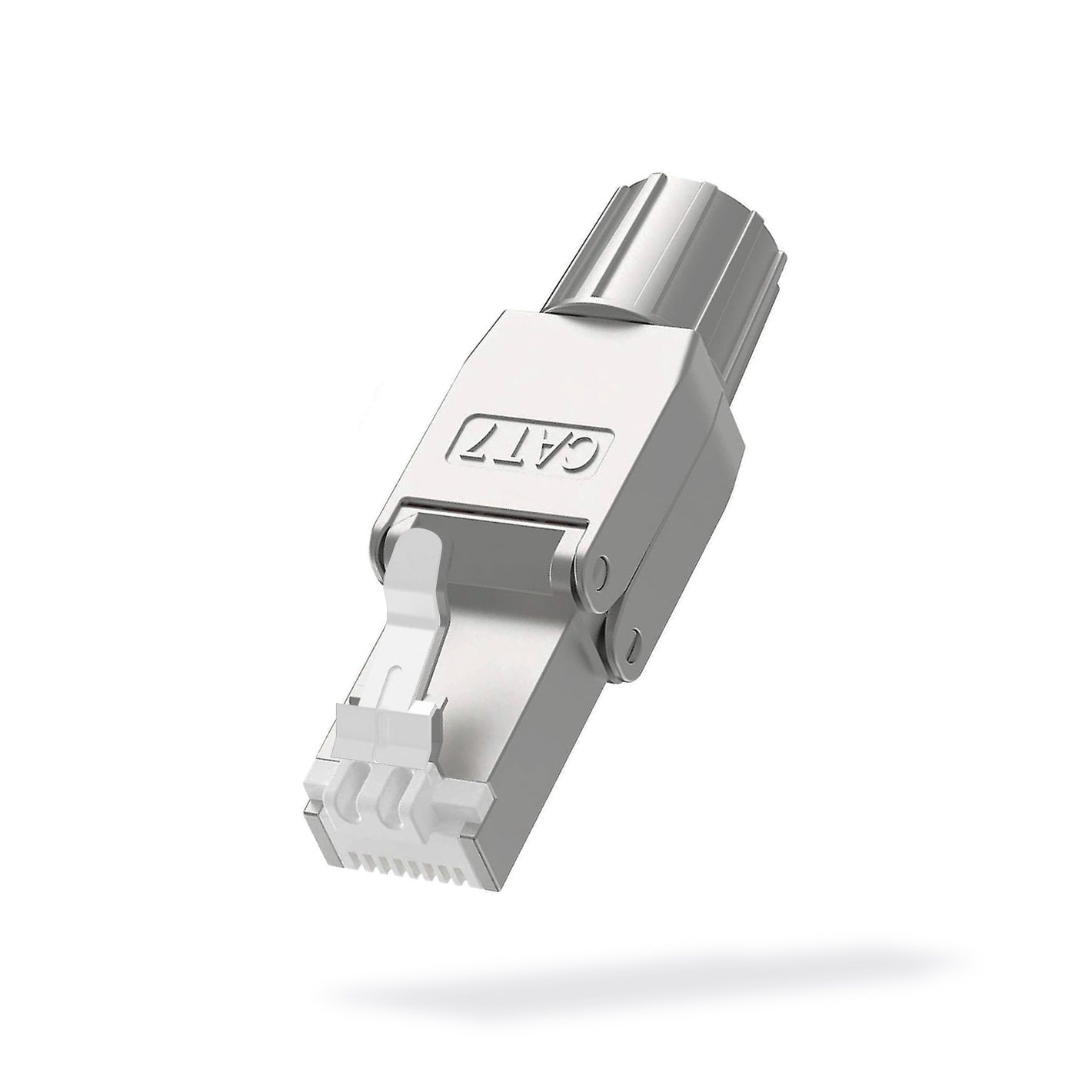 CAT7 & CAT6A Tool-Less RJ45 Connector Full Metal Shielded