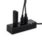 USB 3.0 4-Port Hub 5Gbps High-Speed USB Splitter with Power Support (DC 5V) Plug & Play for Laptop & PC