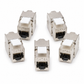 NEXUS CAT6A & CAT7  Keystone Jack (5-Pack + Zip Ties)