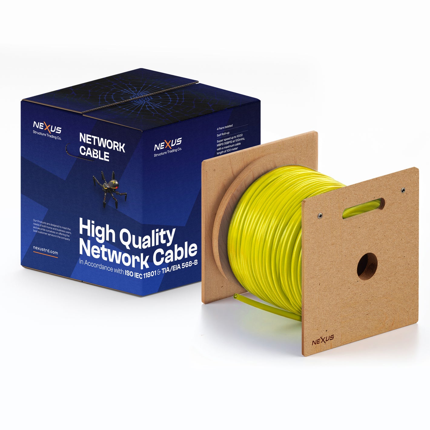 Network Cable CAT7 SFTP 305M Roll