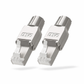 CAT7 & CAT6A Tool-Less RJ45 Connector Full Metal Shielded