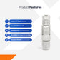 CAT6A UTP RJ45 Tool-less Connector 10Gbps Ethernet Termination Reusable Network Plug