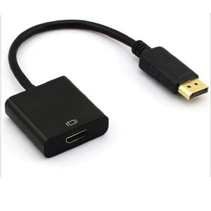 DisplayPort to HDMI Adapter – DP Male to HDMI Female Converter for Monitor, HDTV, Projector & PC