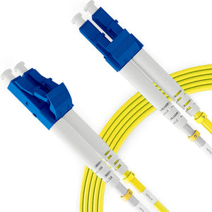 OM4 LC UPC to LC UPC Duplex Fiber Patch Cord