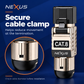 NEXUS CAT8 SFTP RJ45 Tool-less Connector 4-Pack