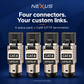 NEXUS CAT8 SFTP RJ45 Tool-less Connector 4-Pack
