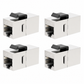 NEXUS CAT6A Coupler SFTP RJ45 10Gbps