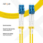 OM4 LC UPC to LC UPC Duplex Fiber Patch Cord