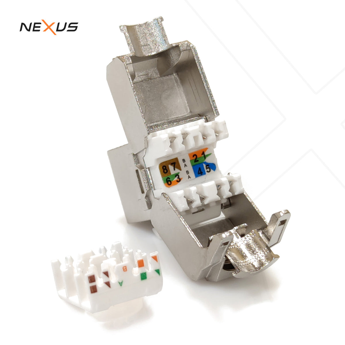 XMSJSIY Cat7 Keystone Jack Coupleur RJ45 Femelle à Femelle Keystone Jack Blindé Connecteur Inline pour Plaque murale 8P8C Cat7 Modulaire Ethernet XMSJSIY Cat7 Keystone Jack Coupleur RJ45 Femelle à Femelle Keystone Jack Blindé Connecteur Inline pour Plaque murale 8P8C Cat7 Modulaire Ethernet