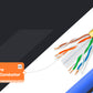 Network CAT6-U Cable (UTP) Self Roll-Up Box