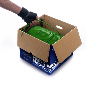 CAT6A FTP Ethernet Cable 305M 23AWG Self Roll Wooden Drum