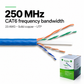 Schneider Electric Actassi CAT6 UTP Cable, 23 AWG Solid Copper, 305 m, Blue