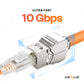 NEXUS CAT6A & CAT7  Keystone Jack (5-Pack + Zip Ties)