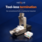 NEXUS CAT8 SFTP RJ45 Tool-less Connector 4-Pack