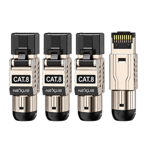 NEXUS CAT8 SFTP RJ45 Tool-less Connector 4-Pack